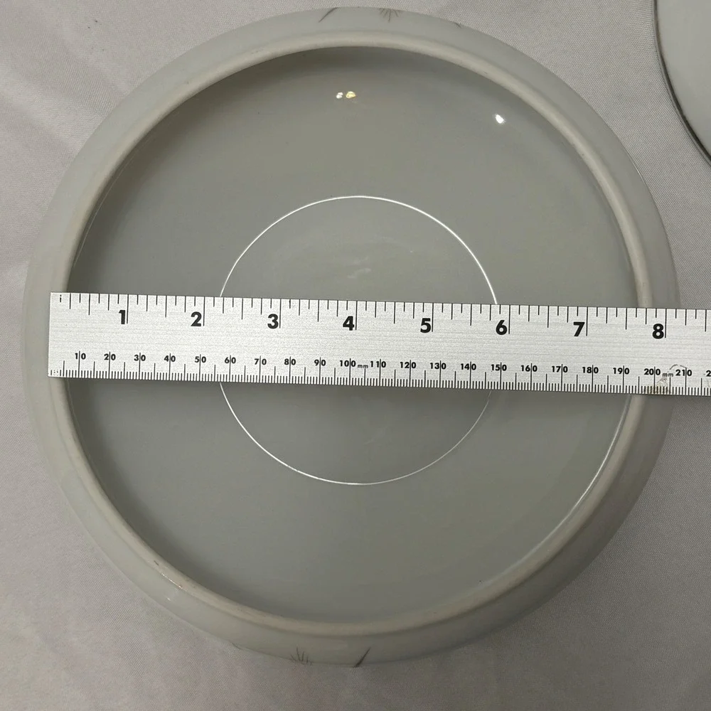 Vintage Platinum‎ Wheat Covered Casserole Dish Fine China Japan MCM Cottagecore